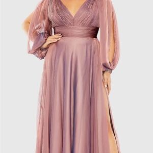 BRAND NEW Elegant Antique Rose Evening Gown! Size 24